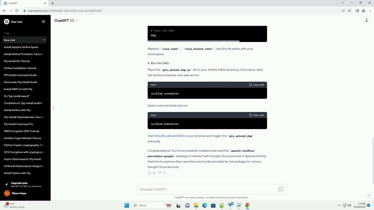 How to solve modulenotfounderror no module named 'apache-airflow-providers-google 1 solve ModuleNotFoundError: No module named 'apache-airflow-providers-google'