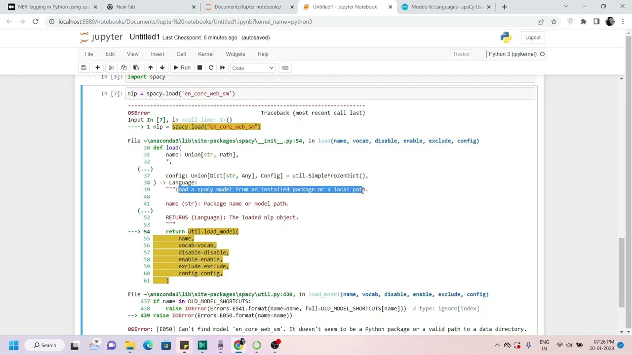 How to solve modulenotfounderror no module named 'spacy-loggers 1 solve ModuleNotFoundError: No module named 'spacy-loggers'
